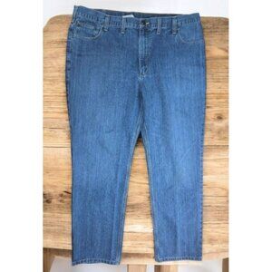 Carhartt Mens Traditional Fit Durable Straight Jeans 44x32